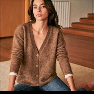 Sezane Charles Sweater in Taupe